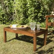 Hanna - Table basse de jardin rectangulaire 100 x 50