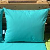 Housse de coussin outdoor - Turquoise - 50 x 60 cm