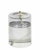 Lampe à huile Olie / Ø 7,5 x H 10 cm - ENOstudio gris en verre