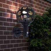 Lampe d'extérieur avec détecteur de mouvement, anthracite Applique avec détecteur de mouvement, extérieur Boule d'applique murale d'extérieur, design