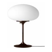 Lampe de table blanche base rouge foncé 42 cm Stemlite