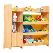 Meubles Bibliothèque en bois pour enfants Etagère