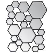 Miroir multi hexagones 60x80cm