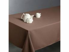 Nappe anti taches rectangulaire taupe, 150 x 300 cm