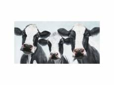 Peinture sur toile vaches - les normandes 80582131