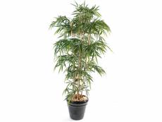 Plante artificielle haute gamme spécial extérieur / bambou artificiel coloris vert - dim : 180 x 90 cm