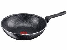 Poêle wok en aluminium 28cm noir moucheté - b3701902