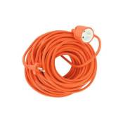 Rallonge électrique orange - Câble 3G 1,5 mm - 50 m - Dhome