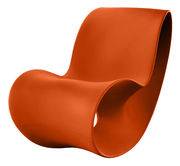 Rocking chair Voido - Magis orange en plastique