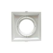 Silamp - Support Orientable blanc Encastrable pour Ampoule AR111
