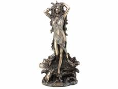 Statuette aphrodite en résine aspect bronze