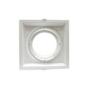 Support Orientable blanc Encastrable pour Ampoule AR111 Silamp