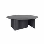 Table basse Plec / Acier - Ø 90 x H 32 cm - RS BARCELONA noir en métal
