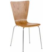 Temps de chaise empilable pour une conception intemporelle et une séance en bois ergonomique différentes couleurs colore : Bois clair