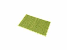 Tendance - tapis de salle de bain en bambou vert 50