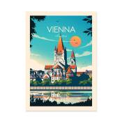 VIENNA AUSTRIA - STUDIO INCEPTION - Affiche d'art 50 x 70 cm