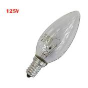 Ampoule Incandescente Bougie Claire 60w E14 125v (USAGE