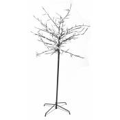 Arbre lumineux décoratif Prunus - 200 led - Lumière blanche - - Noir