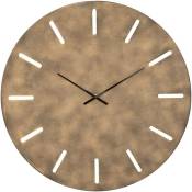 Atmosphera - Horloge Inacio cuivre D55cm créateur d'intérieur - Bronze