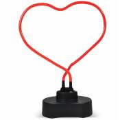 Bots - Lampe néon en forme de cœur rouge