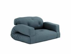 Canapé futon standard convertible hippo sofa couleur bleu pétrole 20100996586