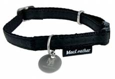 Collier réglable Mc Leather 25mm noir