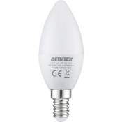 Debflex - Ampoule C37 Smd Verre Blanc E14 3w 2700k