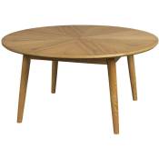 Drawer - Table basse d'appoint ronde en bois ø80cm