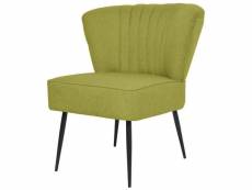 Fauteuil chaise siège lounge design club sofa salon de cocktail vert helloshop26 1102317