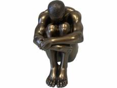 Figurine véronèse body talk en résine - homme assis 11 cm