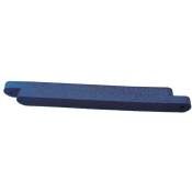 Granugreen - Bord en caoutchouc - Pièce latérale - 100 x 10 x 10 cm - Bleu - Bleu