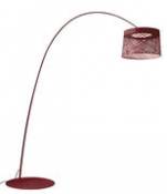 Lampadaire Twiggy Grid LED Outdoor / Ø 46 x H 29 cm - Foscarini rouge en métal
