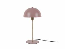 Lampe à poser en métal bonnet 39 cm rose LM1954