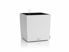 Lechuza jardinière cube cottage 40 all-in-one blanc