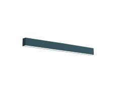 Lumicom | linear plafonnier, strip led intégrée, 24w, 4000k, métal, bleu méditerranéen, l100cm 303109000009