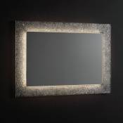 Miroir Avec Cadre Réversible En Perles De Verre Glacé 98X70