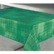 Nappe antitache imprimée géo rectangulaire 145 x 240 cm - vert - vert