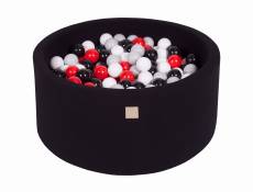Noir Piscine à Balles Noir/Gris/Rouge/Blanc H40