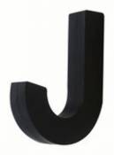 Patère Gumhook souple - Pa Design noir en plastique