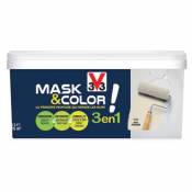 Peinture de rénovation multi-supports V33 Mask & color sable mat 2 5L