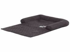 Protège-canapé lit animal gris foncé 70 x 100 cm