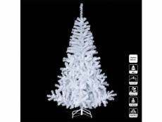 Sapin de noel artificiel de luxe blanc 240 cm - fééric christmas
