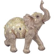 Signes Grimalt - Figure de figure d'éléphant Figure d'éléphant Éléphants africains et bruns 19x8x18cm 27483 - brown