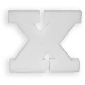 Skylantern - Lettre x en Polystyrène 20cm - Blanc