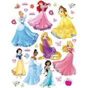 Stickers géant 8 Princesses Disney planche 85 x 65