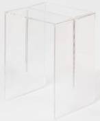 Table d'appoint Max-Beam / Tabouret - Kartell transparent en plastique