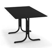 Table pliante System / 80 x 140 cm - Emu noir en métal
