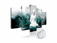 Tableau sur verre acrylique - azure meditation [glass]-200x100 A1-Acrylglasbild380