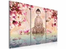 Tableau zen bouddha - méditation taille 120 x 80 cm