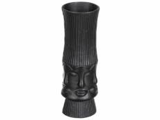 Vase visage noir 34 cm